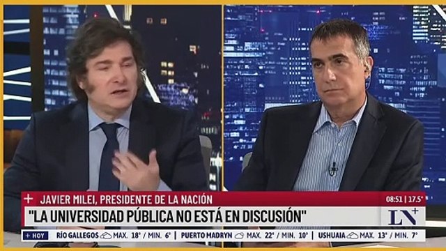 Javier Milei: Todos estos que están haciendo las tomas, ¿están a favor que se utilicen las universidades políticamente para robar?