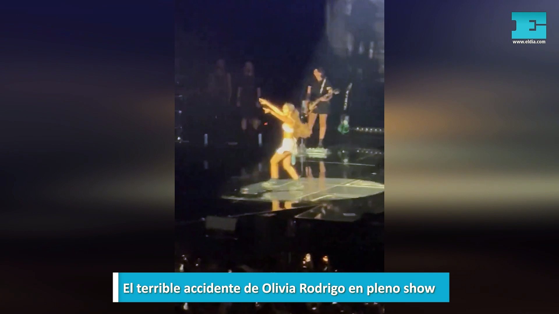 ⁣El terrible accidente de Olivia Rodrigo en pleno show