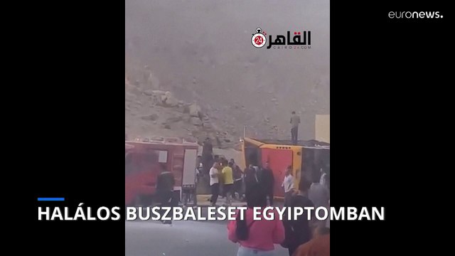 Súlyos buszbaleset Egyiptomban