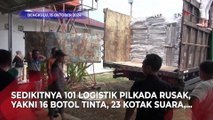 Belum DIgunakan Logistik Pilkada di Bengkulu Rusak