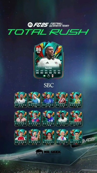 TOTAL RUSH SBC