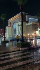 أمطار غزيرة في مدينة مراكش المغربية