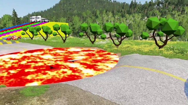 Double Flatbed Trailer Truck vs Speedbumps Train vs Cars | Tractor vs Train Beamng.Drive 015 zonetak #beamngdrive #beamngdrivemods #doublespeedbumps #beamng #traincrash #beamngcrashes #carrescue #doubleflatbedtrailer #simulationvideogame #trickshots #zone