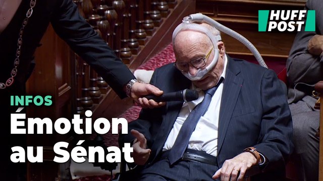Gilbert Bouchet, sénateur atteint de la maladie de Charcot, a ému ses collègues en défendant son texte