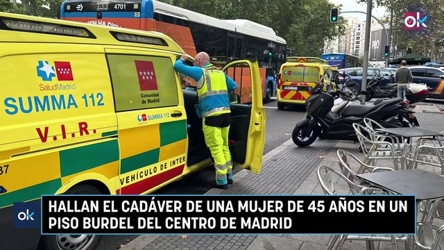 Hallan el cadáver de una mujer de 45 años en un piso burdel del centro de Madrid