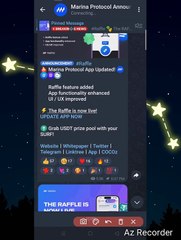 Marina protocol Earn 500$ with raffle! Give away 500$ !