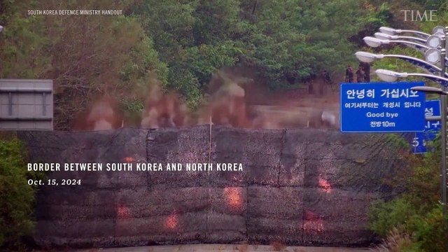 North Korea Blows Up Parts of Inter-Korean Roads in Symbolic Display of Anger