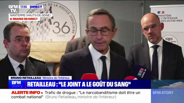 Lutte contre le trafic de drogue: Un joint a le goût du sang , affirme Bruno Retailleau