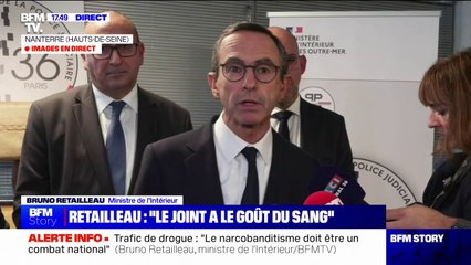 Lutte contre le trafic de drogue: "Ce qu'on a fait contre le terrorisme, il va falloir qu'on le fasse pour le narcobanditisme", affirme Bruno Retailleau
