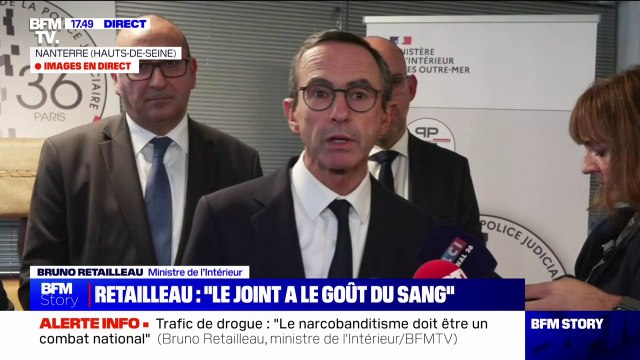 Lutte contre le trafic de drogue: Ce qu'on a fait contre le terrorisme, il va falloir qu'on le fasse pour le narcobanditisme , affirme Bruno Retailleau