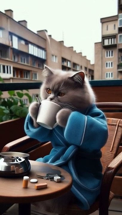 "A Day in the Life of a Cat | Funny Feline Moments with Classic 'Puttin' on the Ritz'"