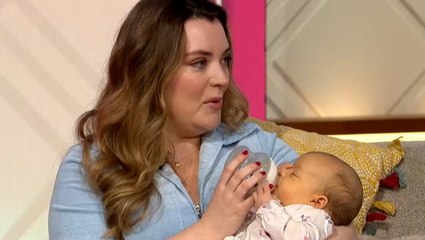 Rosie Smith opens up on postpartum anxiety as she appears on Lorraine show with baby Billie
