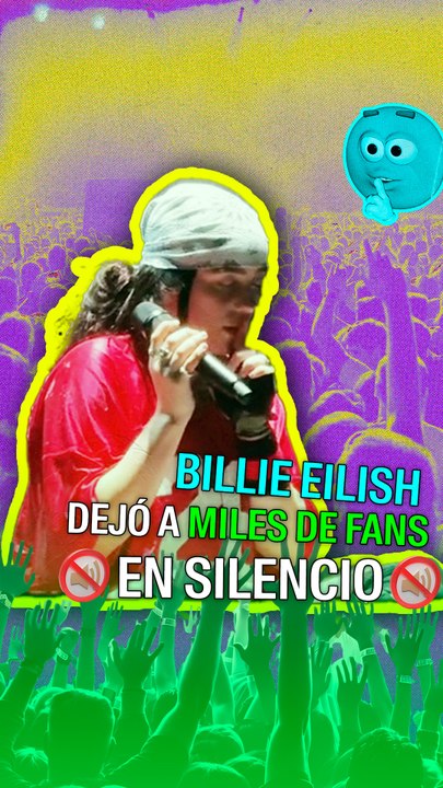 Billie Eilish dejó a miles de fans en silencio