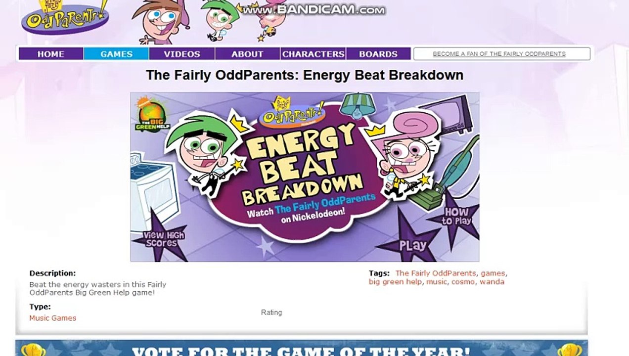 The Fairly OddParents: Energy Beat Breakdown Gameplay