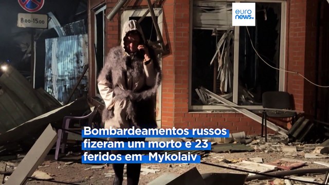 Ataques russos na Ucrânia fazem cinco mortos e dezenas de feridos