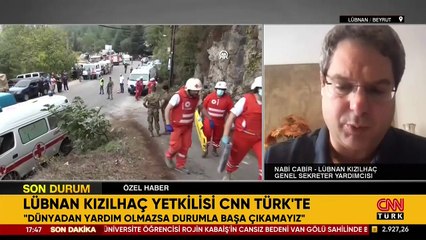 Lübnan Kızılhaç Genel Sekreter Yardımcısı Cabir, CNN Türk'e konuştu
