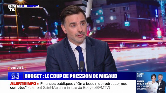 Laurent Saint-Martin, ministre du Budget: Il y aura une hausse du budget de la justice