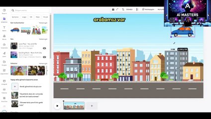 Canva'da Çizgi Film Animasyon Videoları Eğitimi