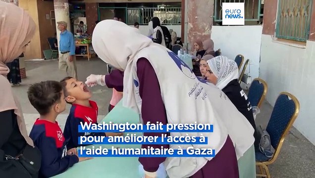 Gaza : les États-Unis font pression sur Israël pour l'accès à l'aide humanitaire