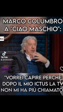marco Columbro dopo ictus la TV non mi chiama più
