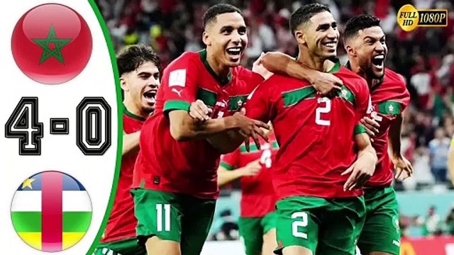Central African Republic vs Morocco 0-4 Full Highlights & Goals _ Africa Cup of Nations Qualifiers 2024