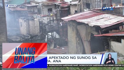 300 pamilya, apektado ng sunog sa Brgy. 775, Sta. Ana | Unang Balita