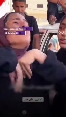 Young Palestinian bids farewell to brother