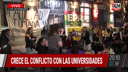 CRECE EL CONFLICTO CON LAS UNIVERSIDADES: PAROS Y VIGILIAS EN TODO EL PAÍS