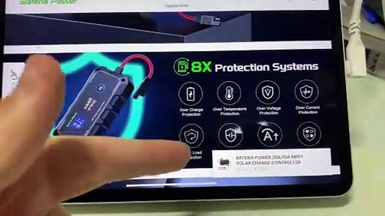 BATERIA POWER ULTIMATE Portable 20 Amp Solar MPPT 12v Charge Controller Review #wisebuyreviews