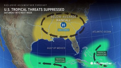 Tropical rainstorm aiming for the Caribbean