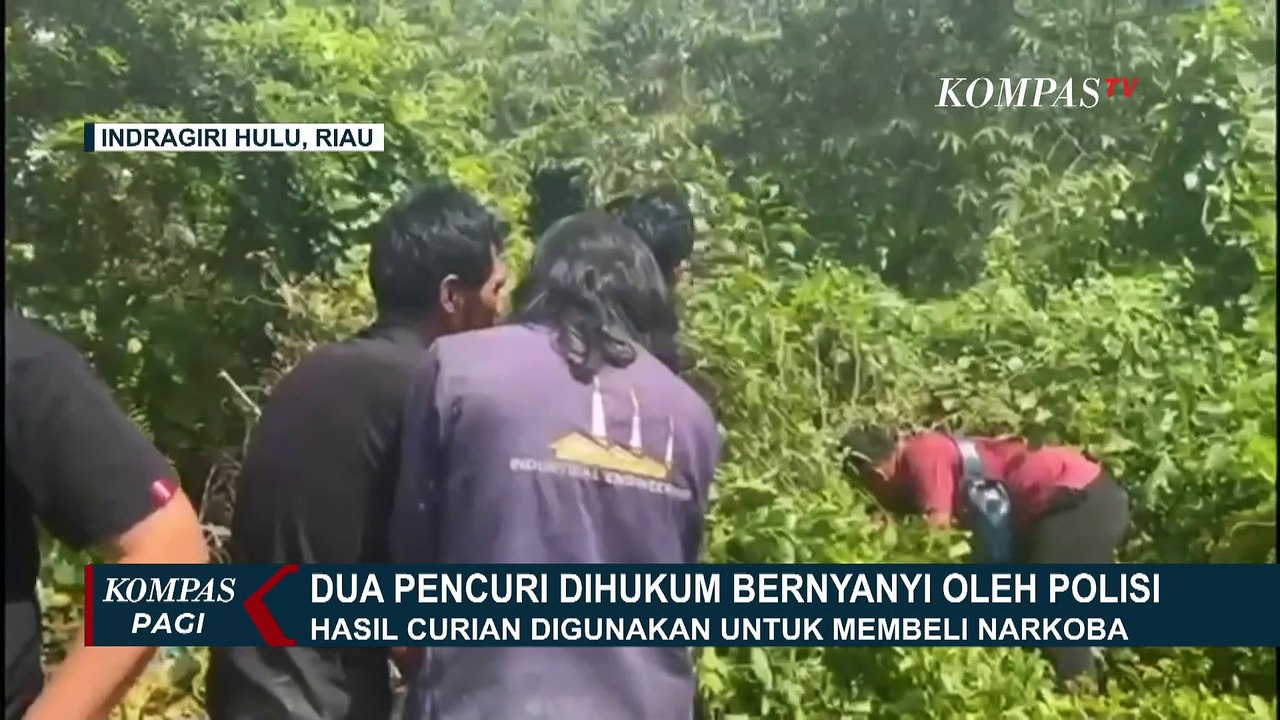 Mencuri untuk Beli Narkoba, Dua Pencuri di Riau Dihukum Nyanyi 'Potong Bebek Angsa' oleh Polisi