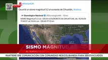 ¡Última Hora! Ocurrió un sismo magnitud 5.2 al suroeste de Cihuatlán, Jalisco