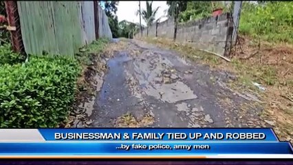 FAMILY TIED, ROBBED BY FAKE POLICE