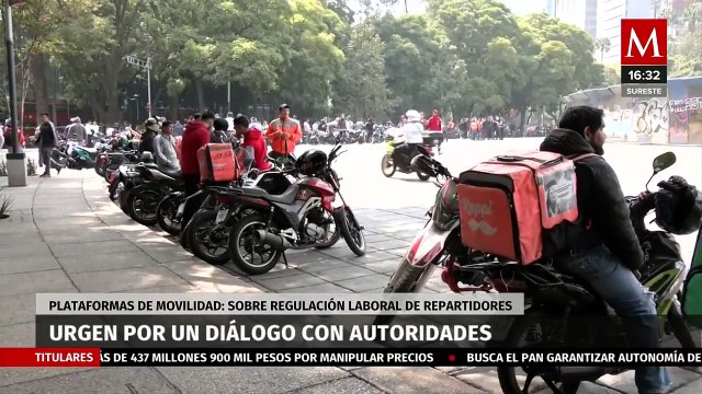 Repartidores de plataformas digitales exigen diálogo con autoridades sobre regulación laboral