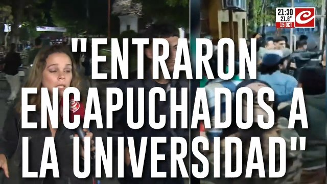 Incidentes en la Universidad de Quilmes: así es un piquete estudiantil