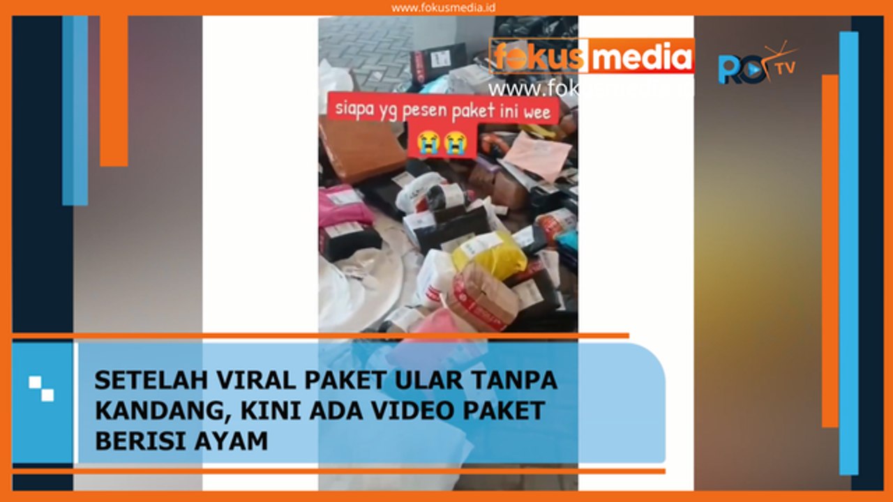 Setelah VIral Paket Ular Tanpa Kandang, Kini ada Video Paket Berisi Ayam
