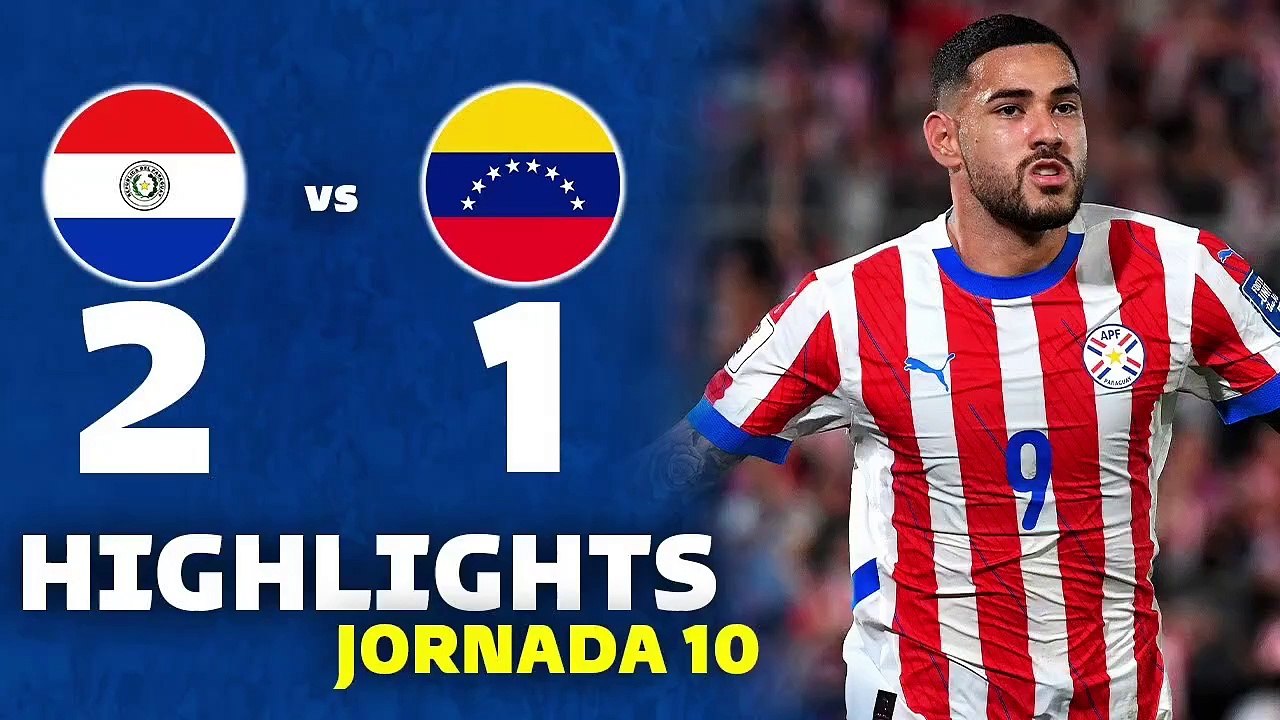 Paraguay vs Venezuela (21) Highlights & Goals World Cup Qualifiers