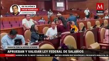 Con 34 votos a favor, diputados aprueban y validan la Ley Federal de Salarios en Oaxaca