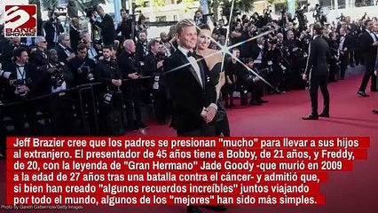 Jeff Brazier cree que los padres se presionan "mucho" para llevar a sus hijos al extranjero