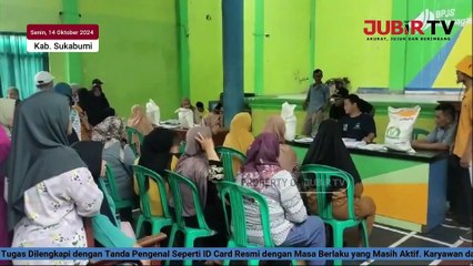 Sebanyak 1.534 Keluarga di Desa Loji Terima Bantuan Beras Tahap Kedua