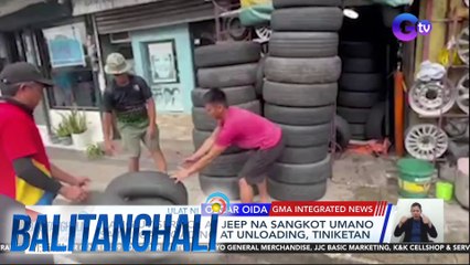Mga tindahan at vulcanizing shop na nakaharang sa bangketa, inalis ng MMDA | Balitanghali