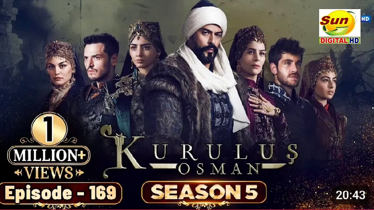 Kurulus Osman Season 05 Episode 169 - Urdu Dubbed | Sun Digital HD Channel