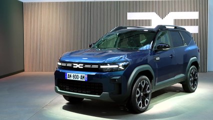 All-new Dacia Bigster Journey version Design Preview in Indigo Blue