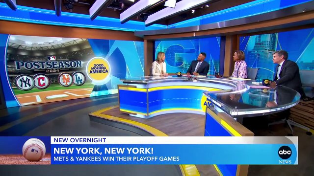 Yankees and Mets baseball playoffs doubleheader ends in double wins