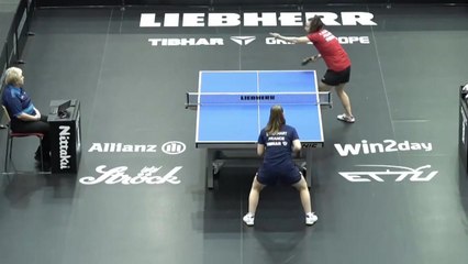 Le replay de Hochart - Wegrzyn - Tennis de table - Championnats d'Europe
