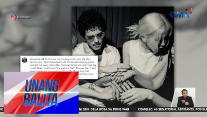 Bruno Mars at BLACKPINK member Rose, usap-usapang magkaka-collab project | Unang Balita