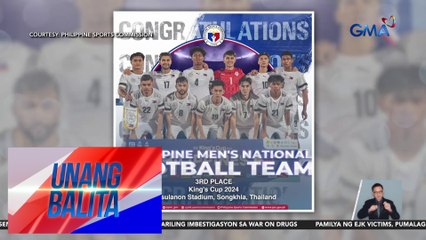 Philippine men's national football team, nag-3rd place sa 50th King's Cup sa Thailand | Unang Balita