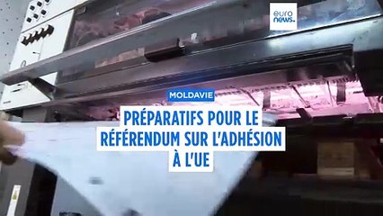 Moldavie : préparatifs d'un référendum sur l'adhésion du pays à l'UE