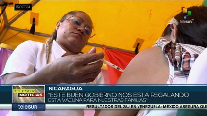 Nicaragua realiza segunda campaña nacional de vacunación