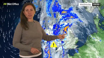 Met Office Wednesday Morning Weather Forecast 16/10/24